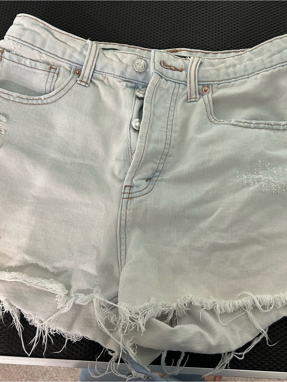 wild fable Light Wash Distressed Denim Shorts